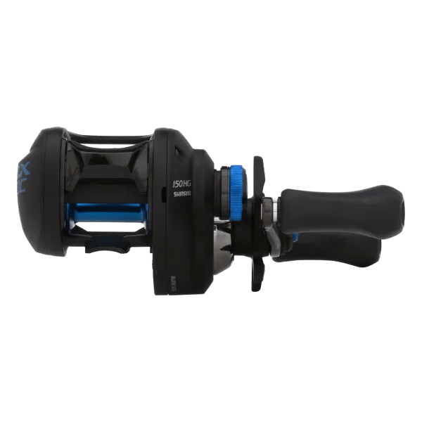ShimanoShimano SLX DC Casting Reels - Casting ReelsFishing reel with black and blue design on a white backgroundSLXDC151