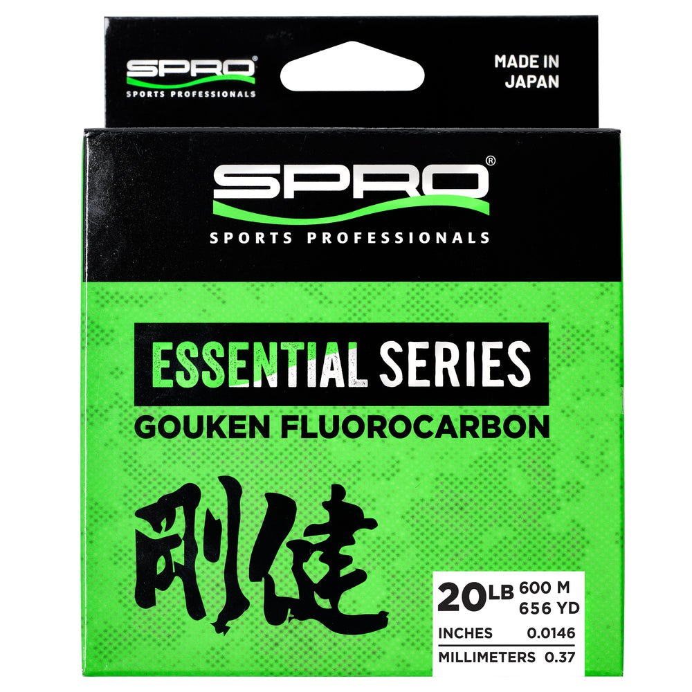 SPROSpro Essential Series Gouken Fluorocarbon Line 656 Yard Spool - Line20 pound boxSEGKNFL - 16 - 600