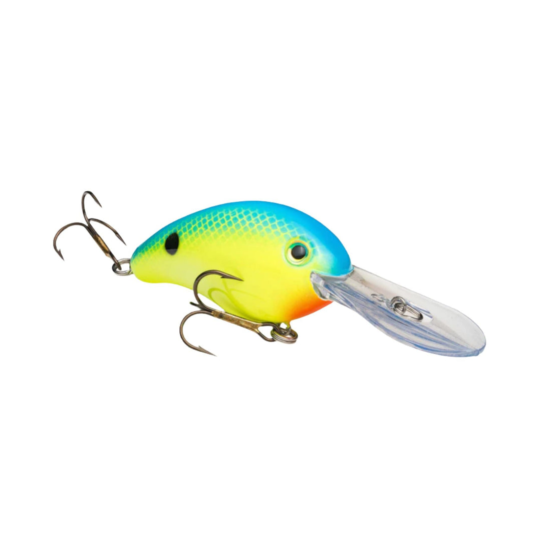 Strike KingStrike King Pro Model Series 4 Medium Diving Crankbait - CrankbaitChartreuse Powder Blue BackHC4 - 561