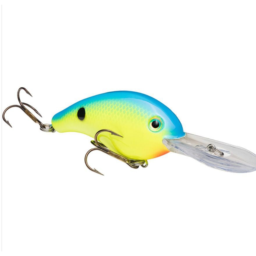 Strike KingStrike King Pro Model Series 5 Deep Diving Crankbait - CrankbaitChartreuse Powder Blue BackHC - 5 - 561