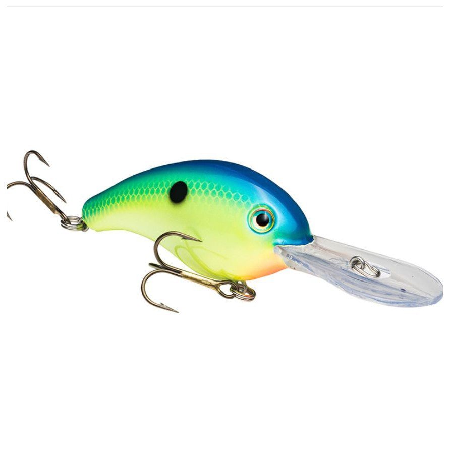 Strike KingStrike King Pro Model Series 5 Deep Diving Crankbait - CrankbaitChartreuse Blue BackHC5 - 503