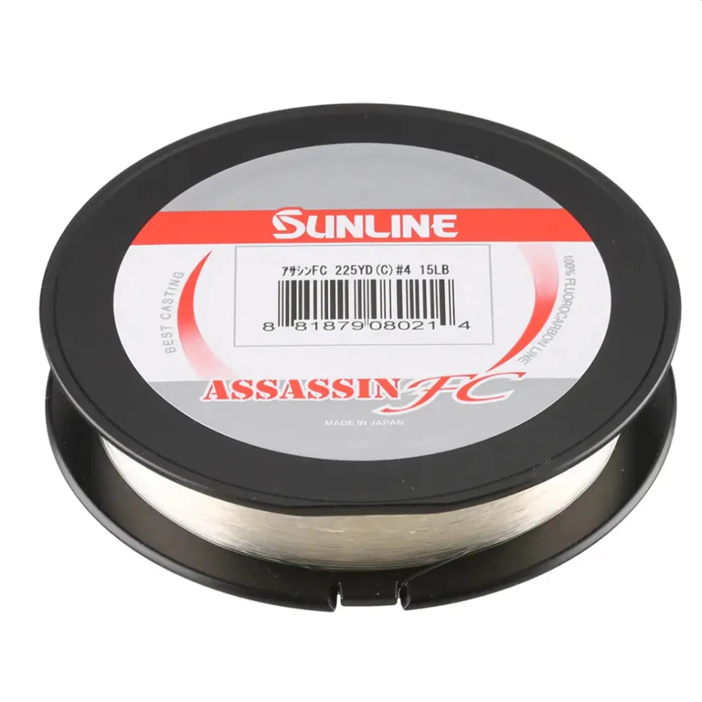 Sunline Assassin FC Fluorocarbon Line - Premium Fluoro 225 Yards