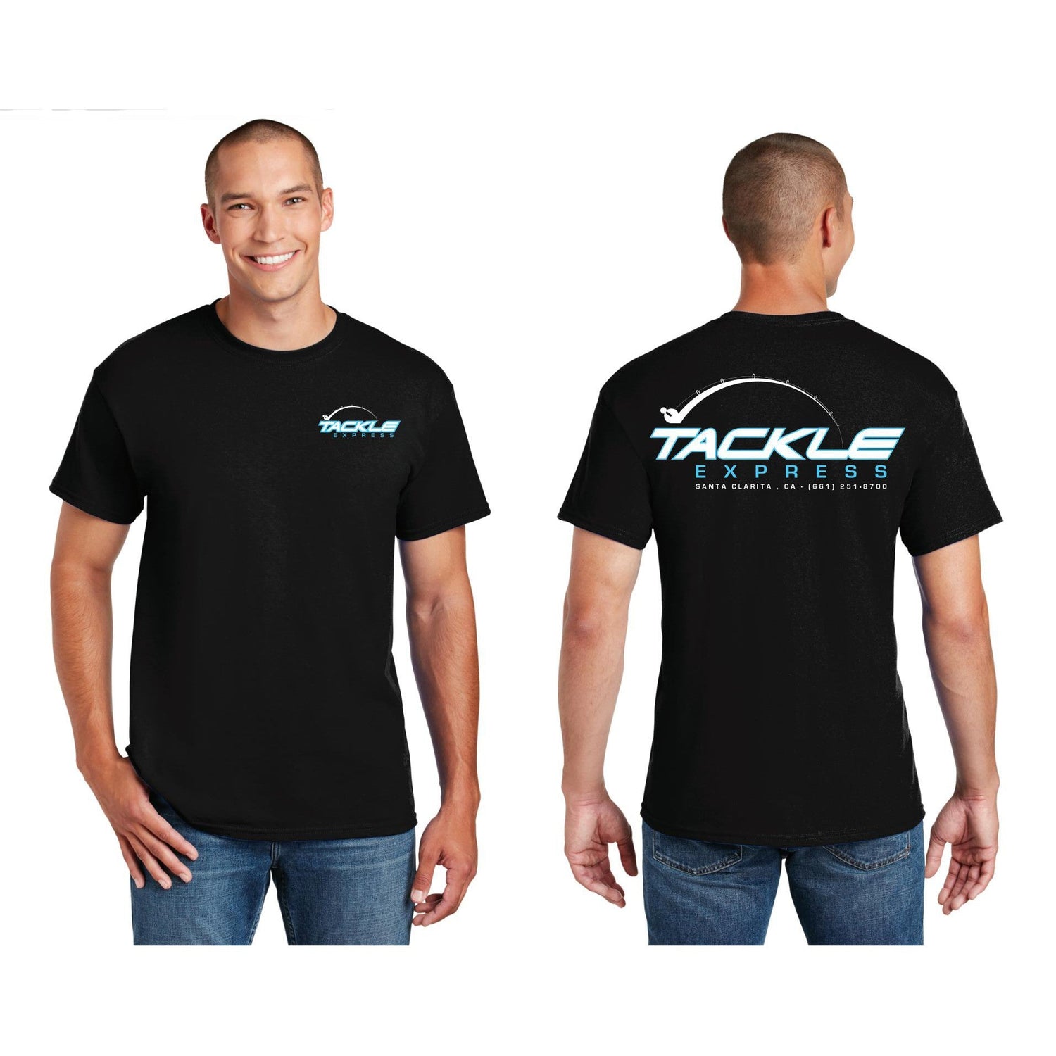 Tackle ExpressTackle Express Bent Rod Short Sleeve Tee - ShirtsTackle Express Tee Bent RodTACEX - M - BR - BLU