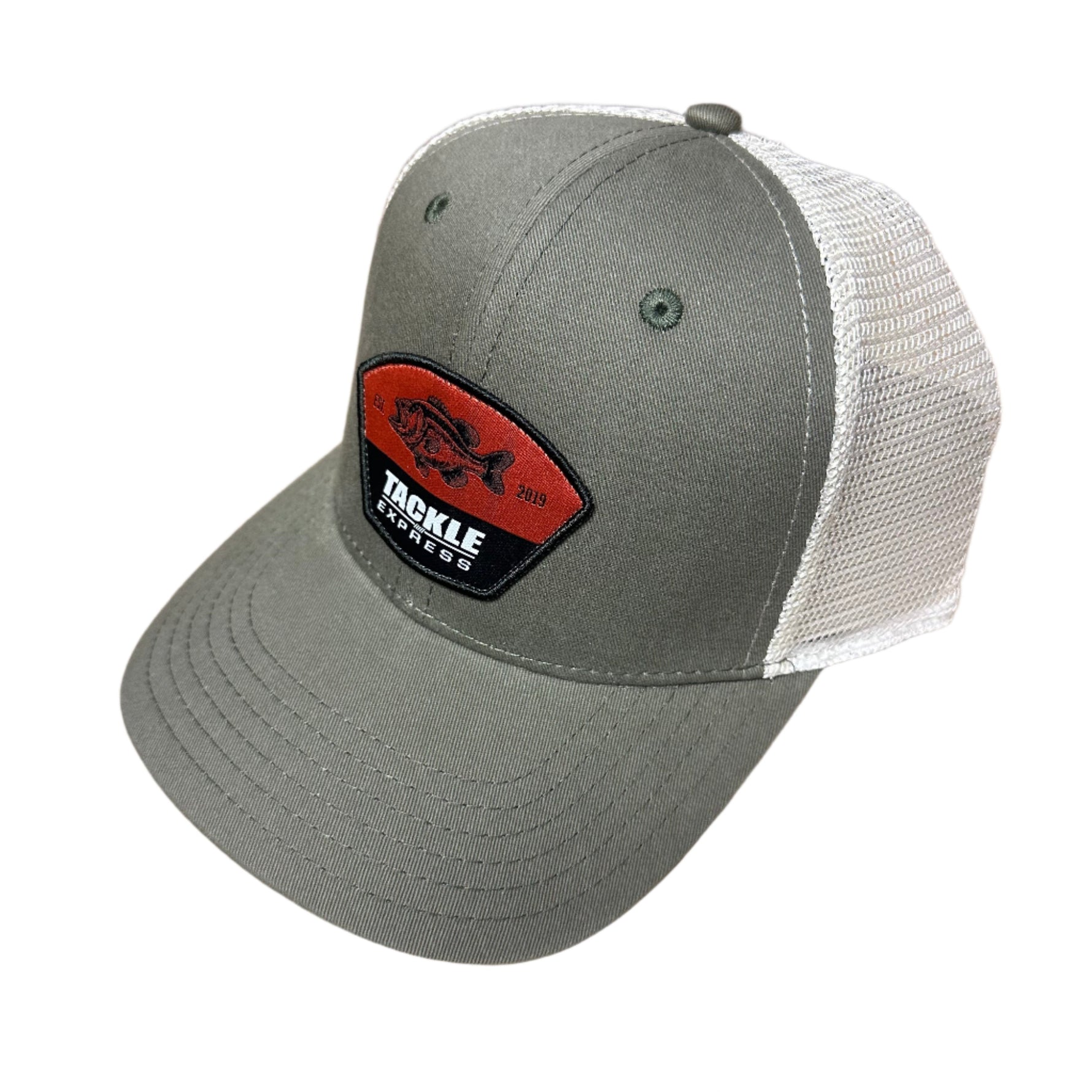 Tackle ExpressTackle Express Largemouth Trucker Hats - HatsOlive Green Largemouth Trucker HatsTE - TRKHT - NVYWT