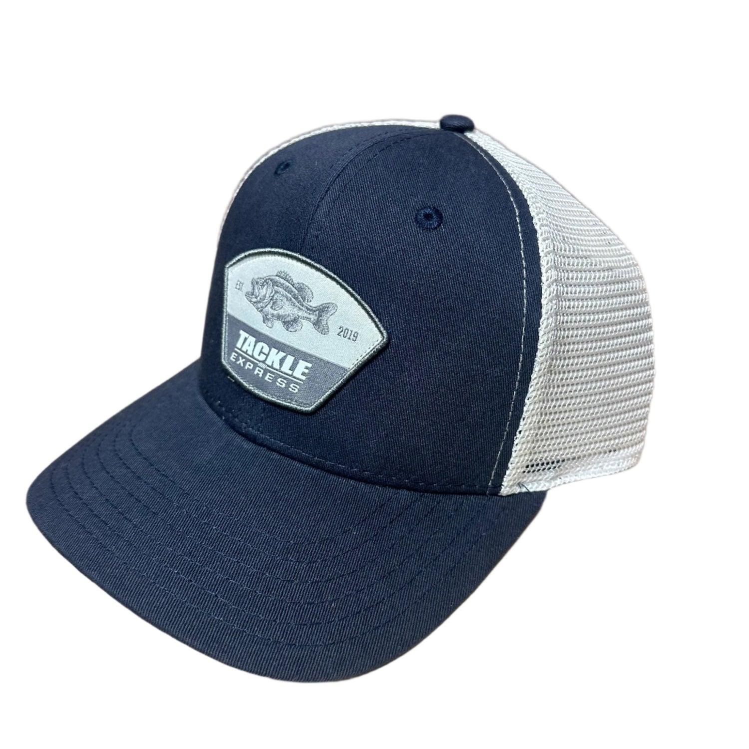 Tackle ExpressTackle Express Largemouth Trucker Hats - HatsNavy Largemouth Trucker HatsTE - TRKHT - NVYWT