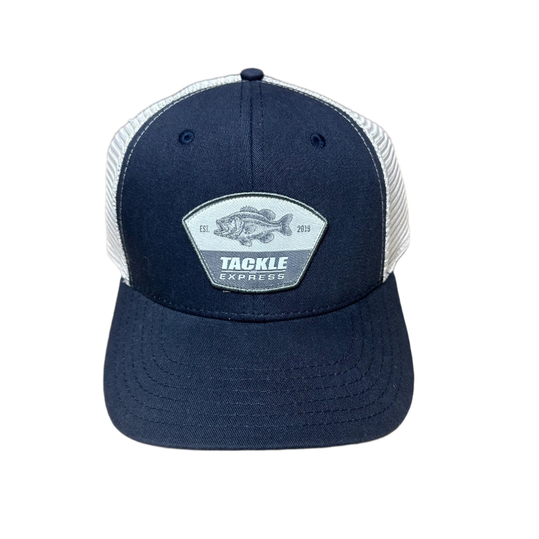 Tackle ExpressTackle Express Largemouth Trucker Hats - HatsNavy Largemouth Trucker HatsTE - TRKHT - NVYWT