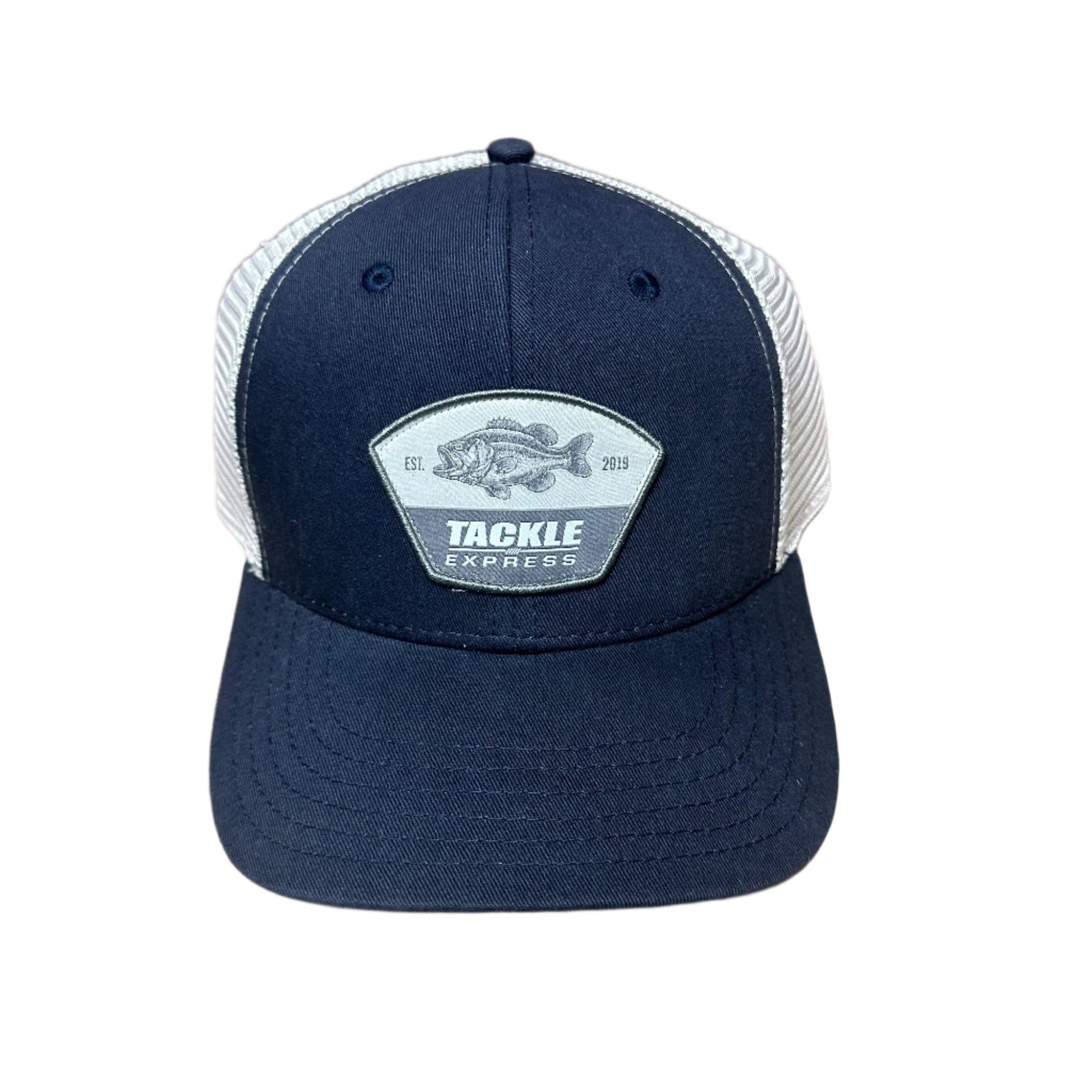 Tackle ExpressTackle Express Largemouth Trucker Hats - HatsNavy Largemouth Trucker HatsTE - TRKHT - NVYWT