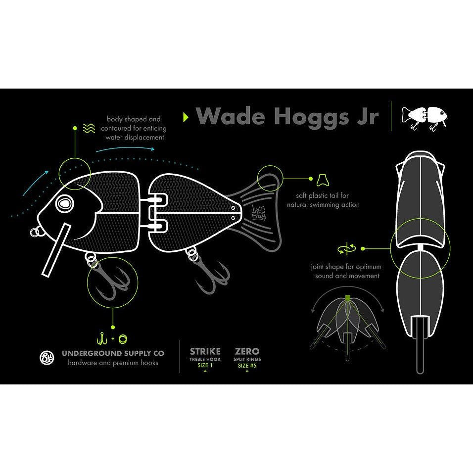 Toxic BaitsToxic Baits ABS Wade Hoggs Jr. - Hard SwimbaitsToxic Baits ABS Wade Hoggs Jr.HGJR - CHT