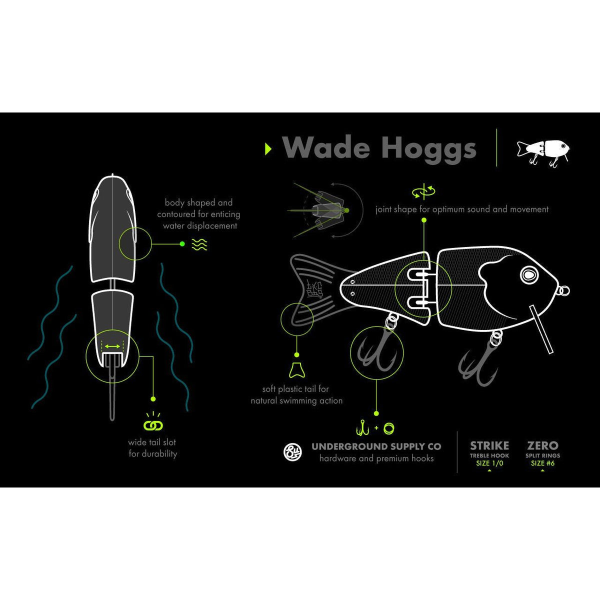 Toxic BaitsToxic Baits ABS Wade Hoggs - Hard SwimbaitsToxic Baits ABSHGGS - TSD