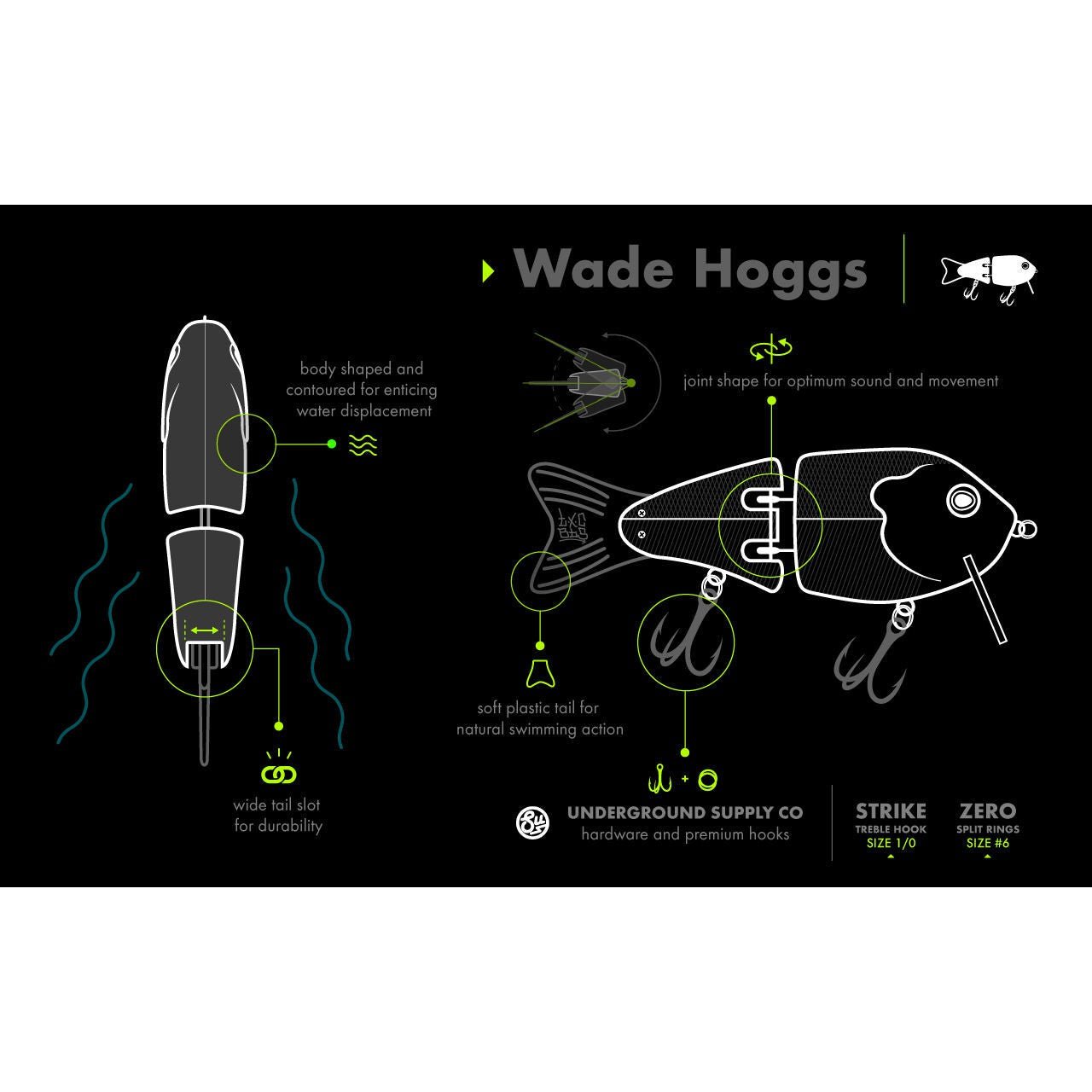 Toxic BaitsToxic Baits ABS Wade Hoggs - Hard SwimbaitsToxic Baits ABSHGGS - TSD