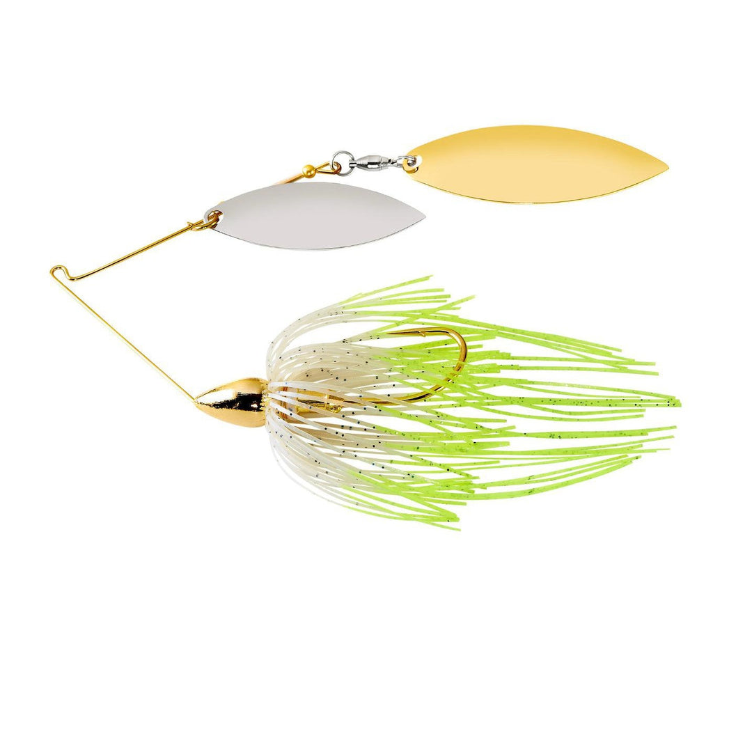 War Eagle Custom LuresWar Eagle Double Willow Spinnerbaits - SpinnerbaitDWL GF - Hot Blue HerringWE12GW50