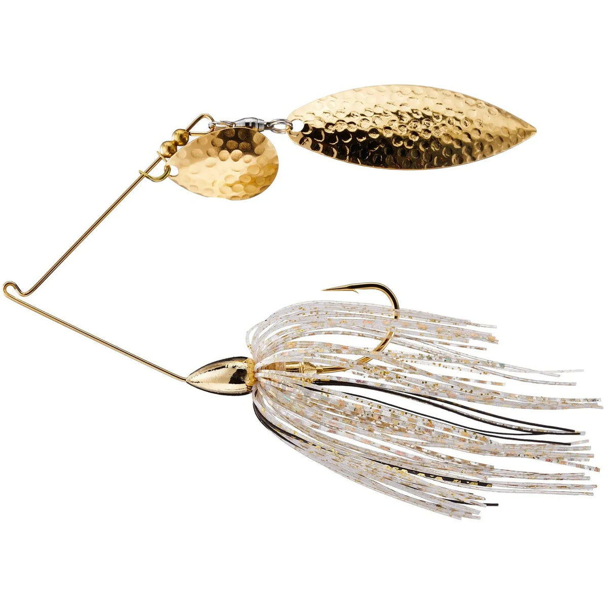 War Eagle Custom LuresWar Eagle Gold Frame Tandem Willow Spinnerbait - Spinnerbaitsgold slingerWE38GTH05