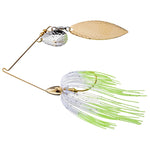 War Eagle Custom LuresWar Eagle Gold Frame Tandem Willow Spinnerbait - Spinnerbaitshot blue herring hamWE38GTH50