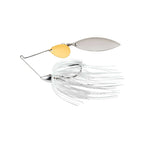 War Eagle Custom LuresWar Eagle Nickel Frame Tandem Willow Spinnerbait - SpinnerbaitsWhite silver WE12NT01S