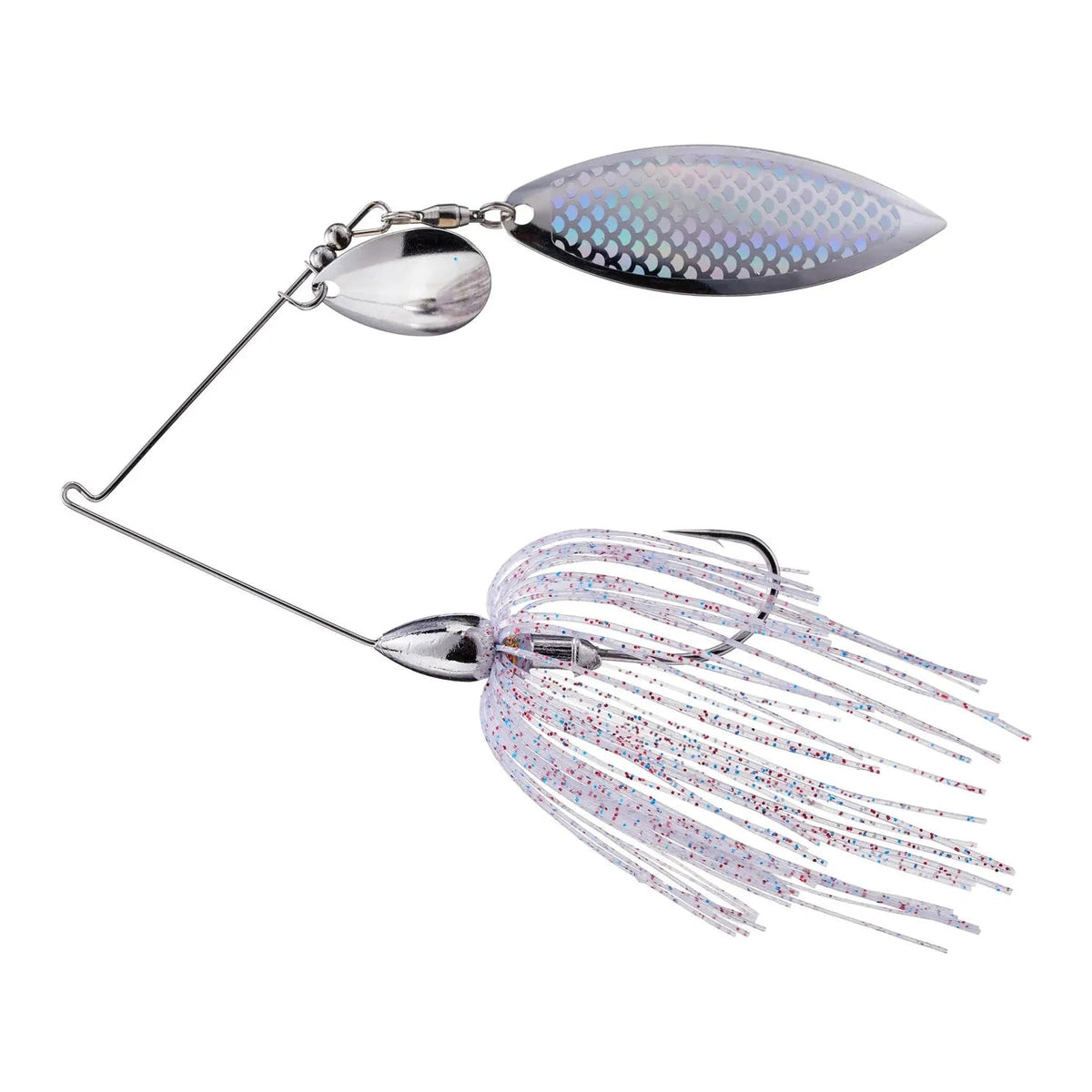 War Eagle Custom LuresWar Eagle Nickel Frame Tandem Willow Spinnerbait - SpinnerbaitsFirecrackerWE12NT07