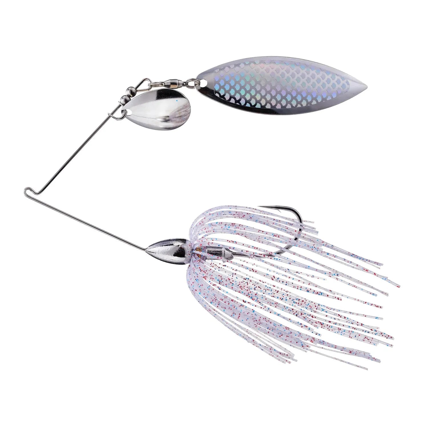 War Eagle Custom LuresWar Eagle Nickel Frame Tandem Willow Spinnerbait - SpinnerbaitsFirecrackerWE12NT07