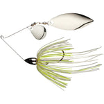 War Eagle Custom LuresWar Eagle Nickel Frame Tandem Willow Spinnerbait - SpinnerbaitsWhite chartreuse pearlWE12NT45