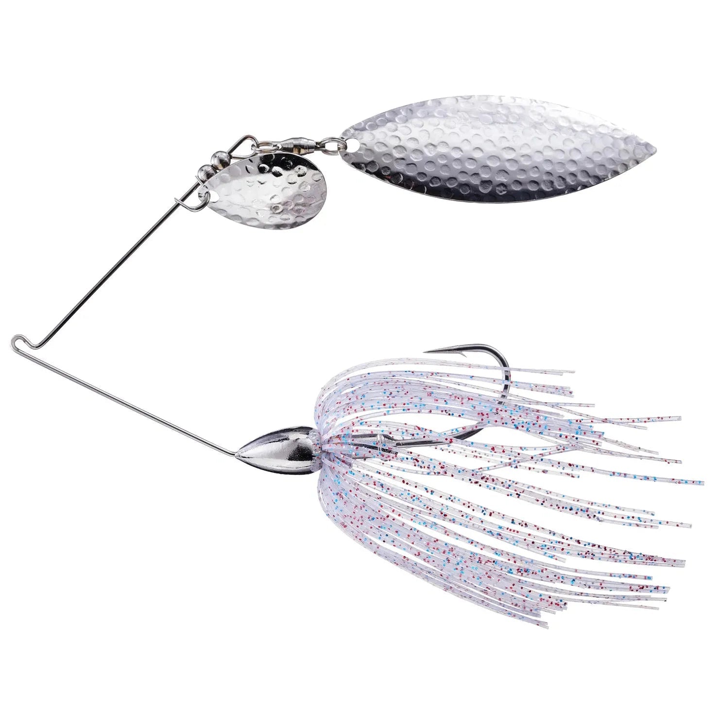 War Eagle Custom LuresWar Eagle Nickel Frame Tandem Willow Spinnerbait - Spinnerbaitsfirecracker hammeredWE12NTH07
