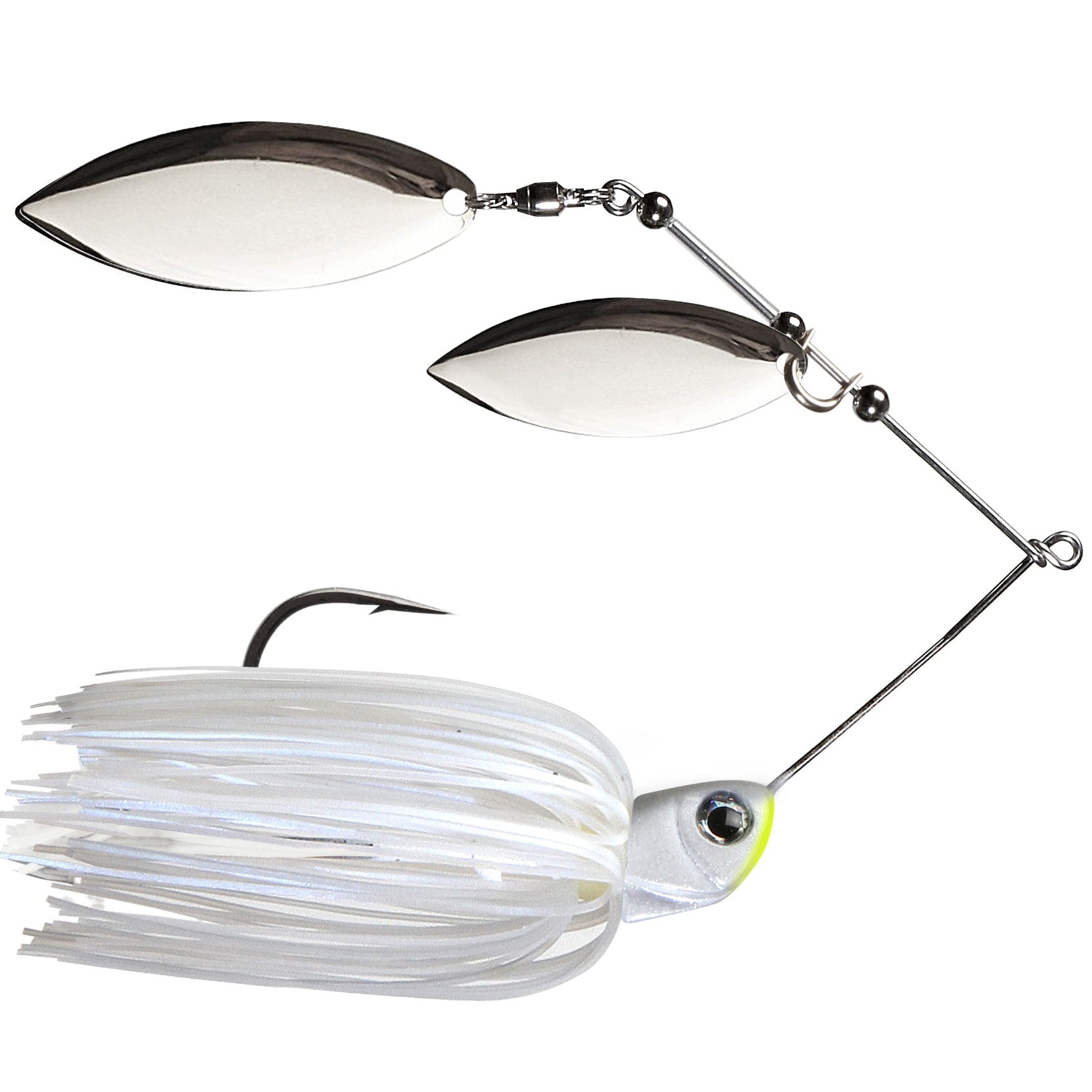 WarbaitsWarbaits HD Spinnerbaits - SpinnerbaitsPearl Willow Silver/SilverWRBTS - SNRBT/HD - 1 - PRL