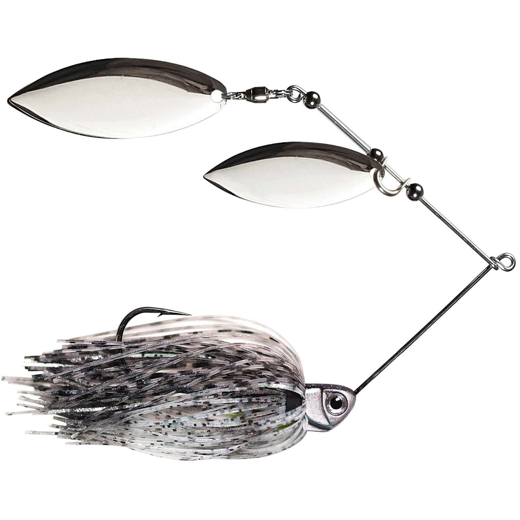 WarbaitsWarbaits Original Spinnerbaits - SpinnerbaitsGhost Willow Silver/SilverWRBTS - SPNBT - 1/2 - GHST