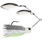 WarbaitsWarbaits Original Spinnerbaits - SpinnerbaitsMB Secret Willow Silver/SilverWRBTS - SPNBT - 1/2 - MBSEC