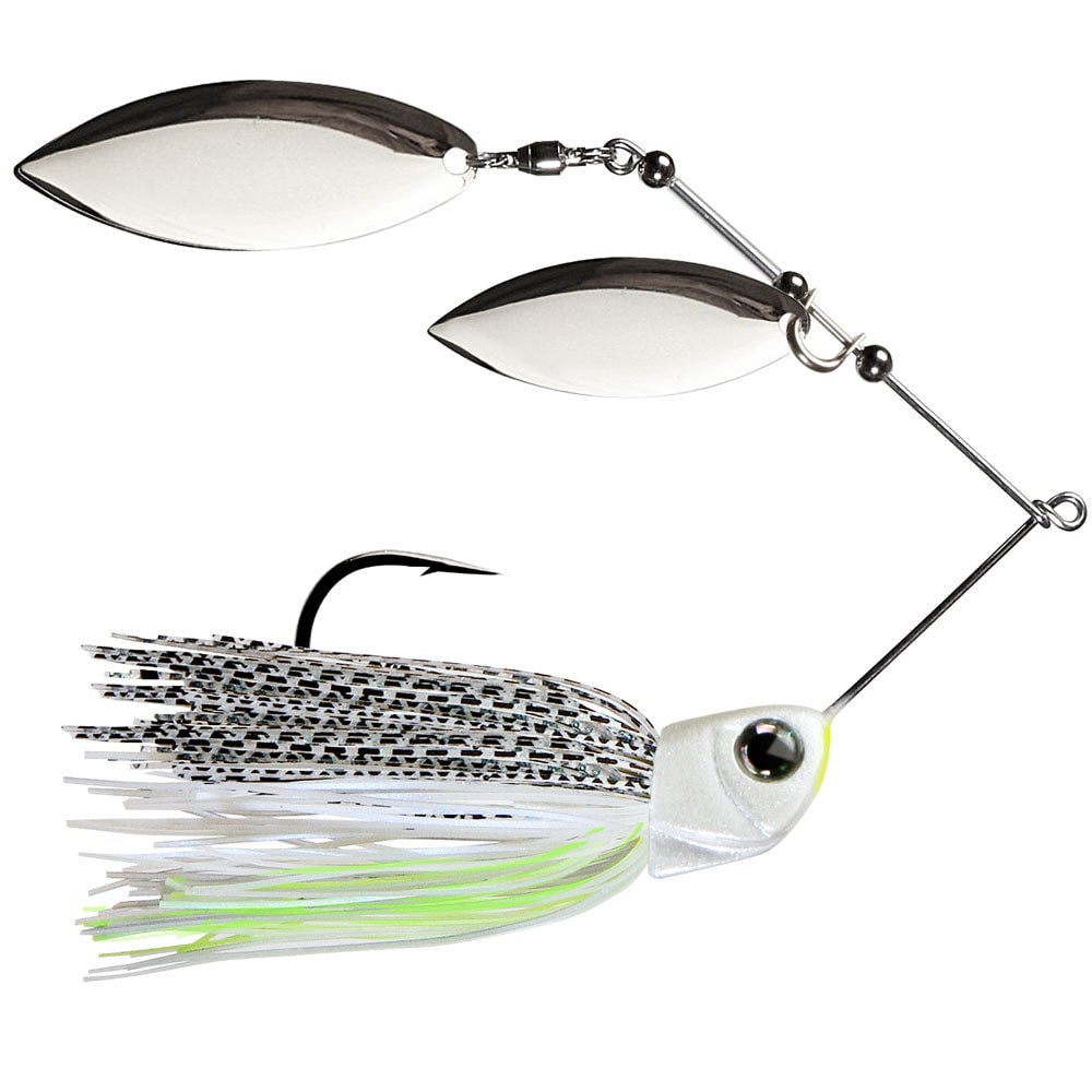 WarbaitsWarbaits Original Spinnerbaits - SpinnerbaitsMB Secret Willow Silver/SilverWRBTS - SPNBT - 1/2 - MBSEC