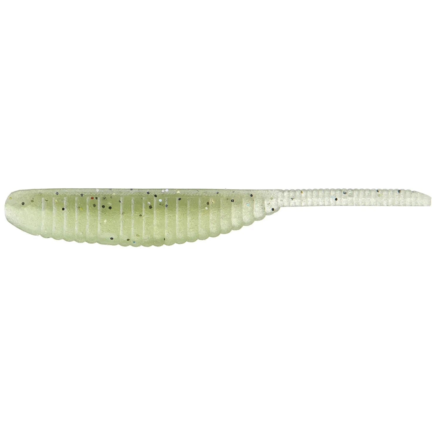 YamamotoYamamoto 3" Shad Shape Worm - Shad Style Baitshologram green black68JR - 10 - 939