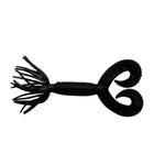 YamamotoYamamoto Double Tail Hula Grub - Spider JigsBlack Blue FlakeYAM - HULA25 - 10 - 021