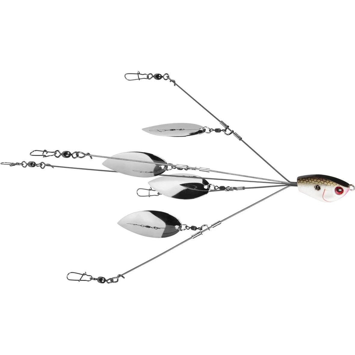 YumYum Yumbrella Umbrella Rigs - Umbrella RigYumbrella Flash Mob Silver Willow BladesYUM124