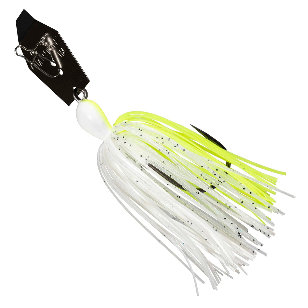 Z ManZ - Man Big Blade Chatterbait - ChatterbaitWhite ChartreuseCBB12 - 04