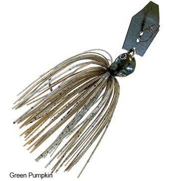 Z ManZ - Man Jack Hammer Chatterbait - ChatterbaitGreen PumpkinCBJH38 - 07