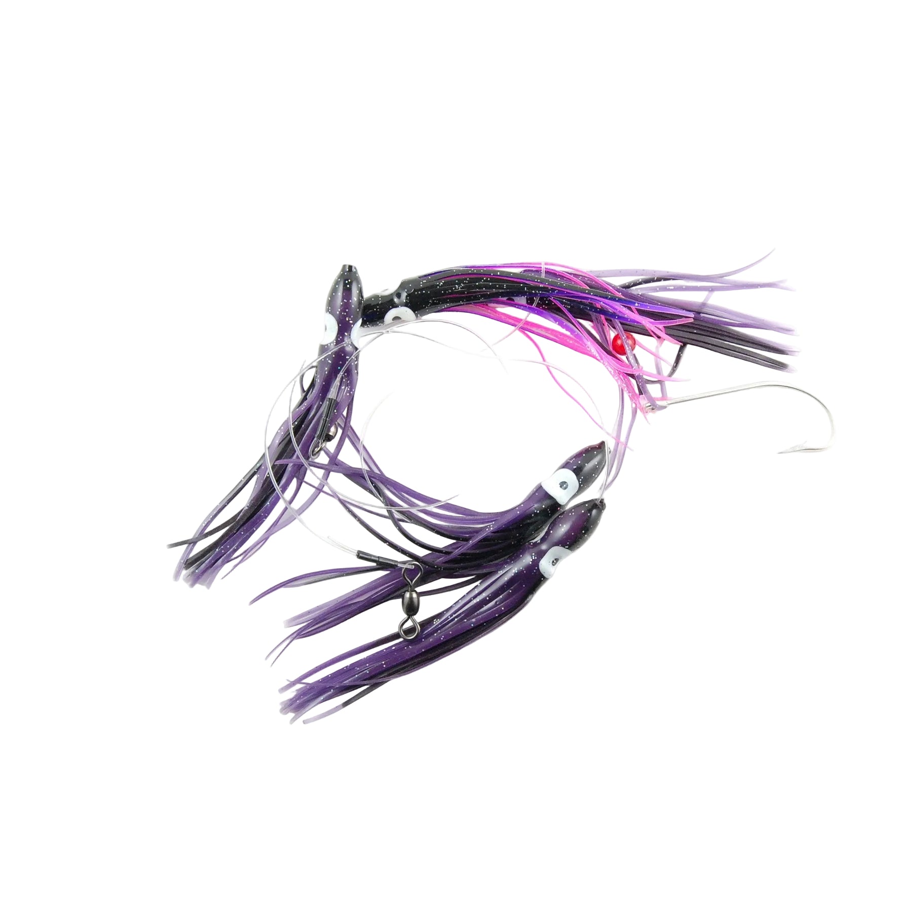 daisy chain saltwater fishing lure Lead Masters Chain Reaction Daisy Chain Purple Black