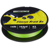 Spro Finesse Braid 8x Lime Green 164 Yards 10 Pound