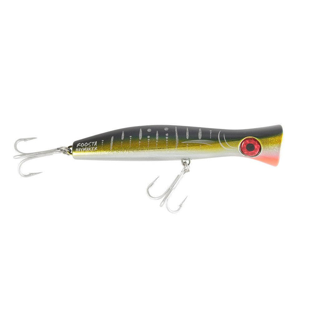 Halco Roosta Popper Hard Bait Topwater Lures, 10.5 Cm / 30 Gm, 13.5 Cm /  49 Gm, Floating at Rs 640.00, Fishing Lure