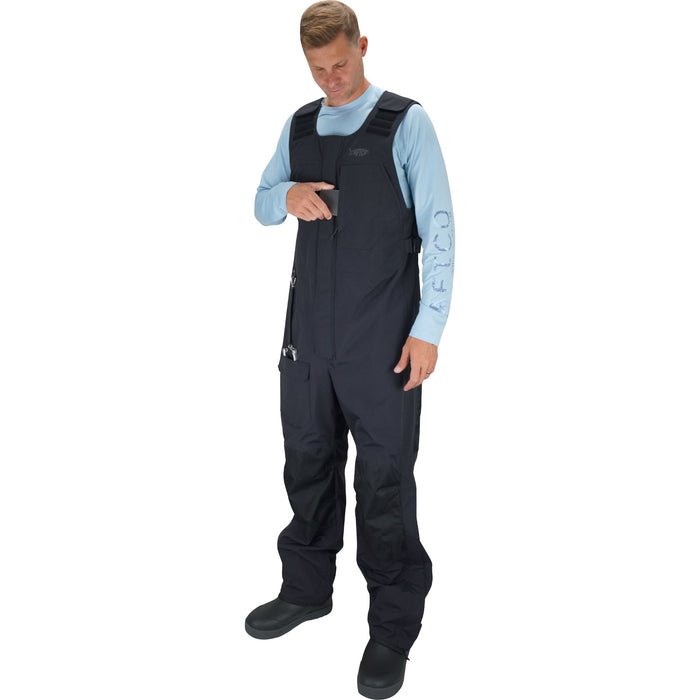 AFTCOAftco Hydronaut Waterproof Heavy - Duty Black Bib - OuterwearAftco Hydronaut Waterproof Heavy - Duty Black BibMB33 - XL - BLK
