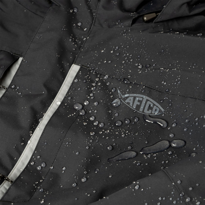 AFTCOAftco Hyrdronaut Waterproof Heavy - Duty Black Jacket - JacketsAftco Hyrdronaut Waterproof Heavy - Duty Black JacketMJ33 - BLK - XL