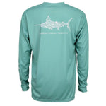 AFTCOAftco Jigfish UV Protection LS Fishing Shirt - Agate - PerformanceAFTCO Jigfish UV Protection Long Sleeve Fishing Shirt BackM61108 - AGATE - L