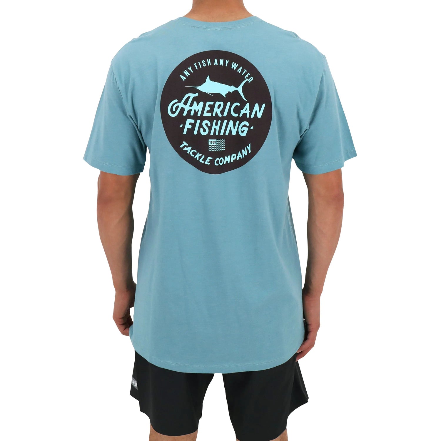 AFTCOAftco Rootbeer Short Sleeve Tee Aquifer - ShirtsAftco Rootbeer Short Sleeve Tee AquiferMT3339 - AQFH - L