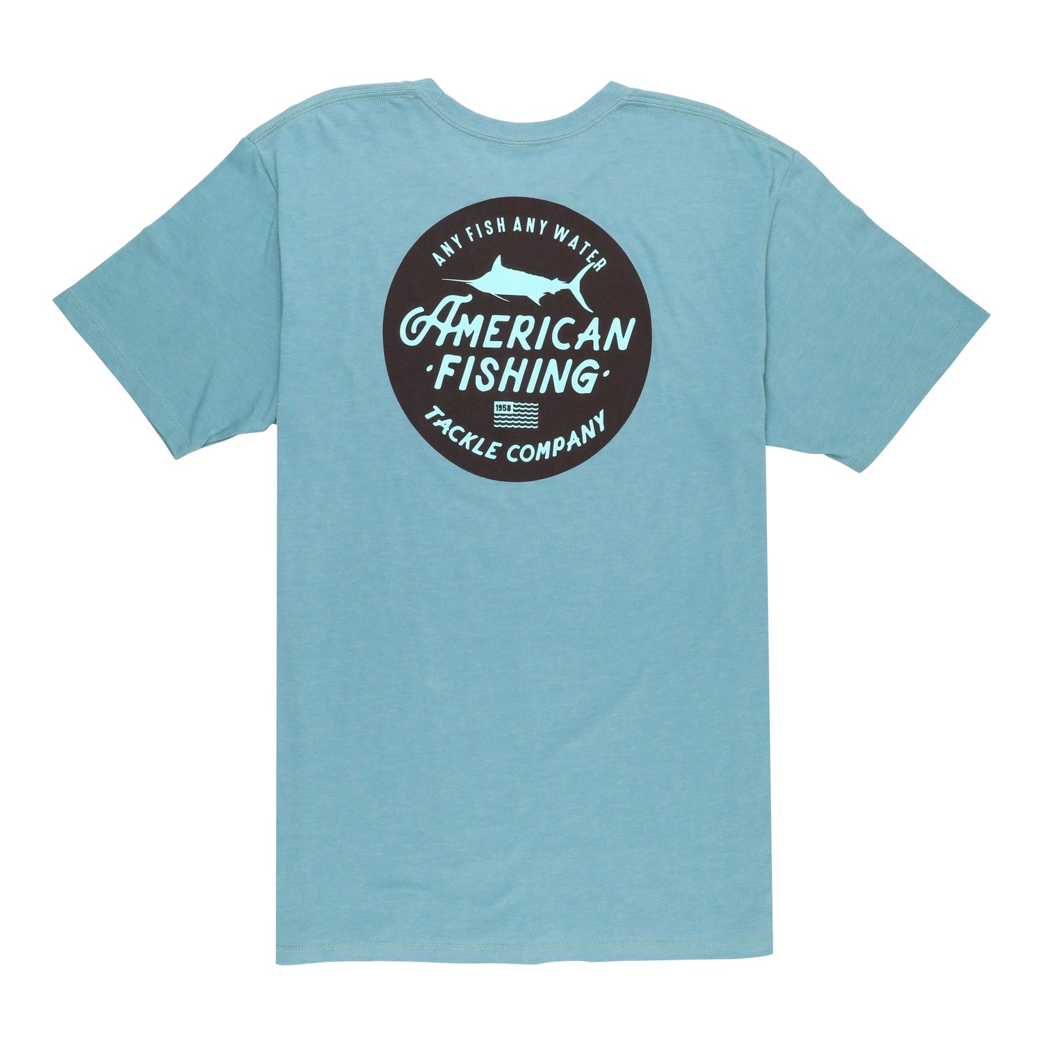 AFTCOAftco Rootbeer Short Sleeve Tee Aquifer - ShirtsAftco Rootbeer Short Sleeve Tee AquiferMT3339 - AQFH - L