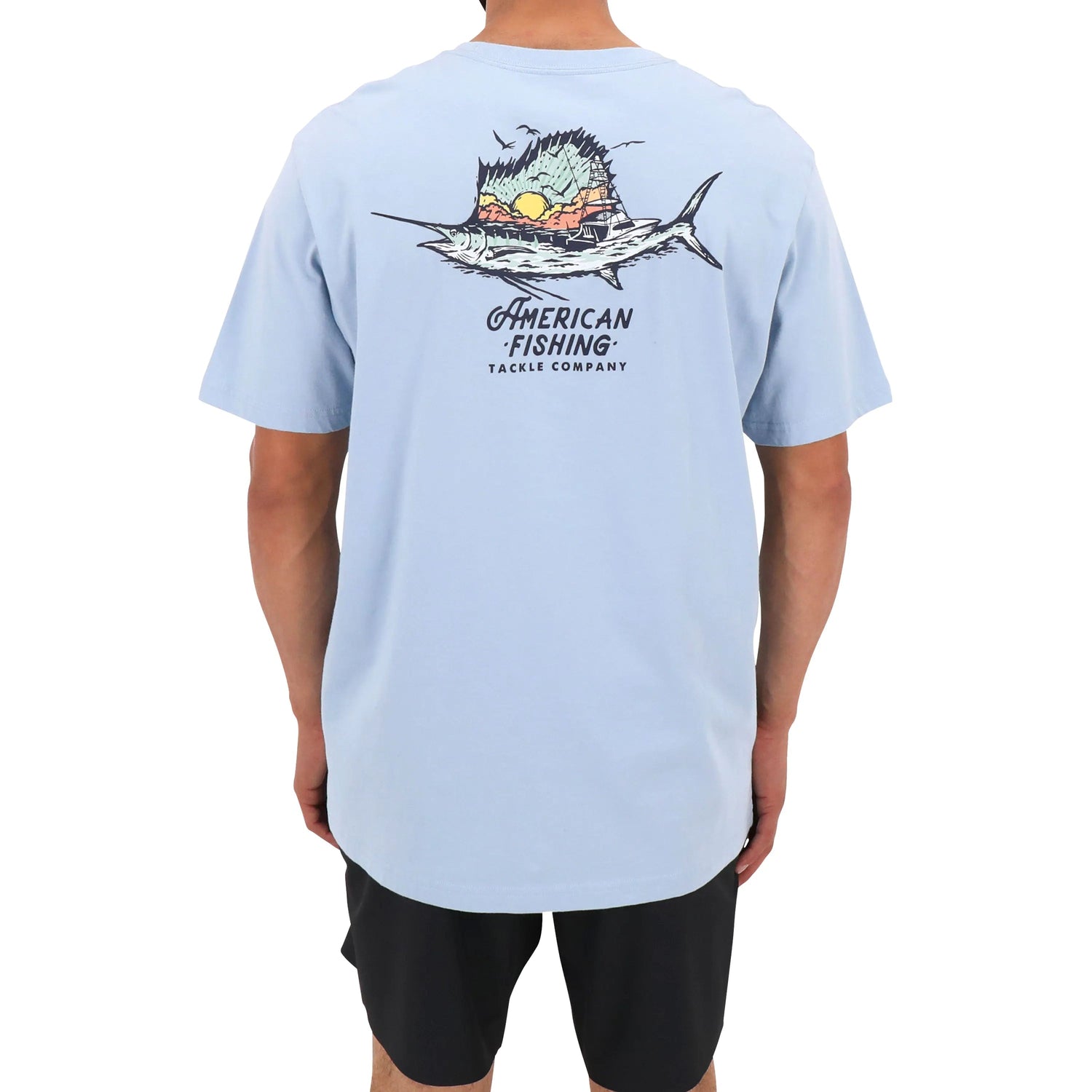 AFTCOAftco Sail Fishing Short Sleeve Tee - Pearl - ShirtsAftco Sail Fishing Short Sleeve Tee - PearlMT1385 - PRL - L