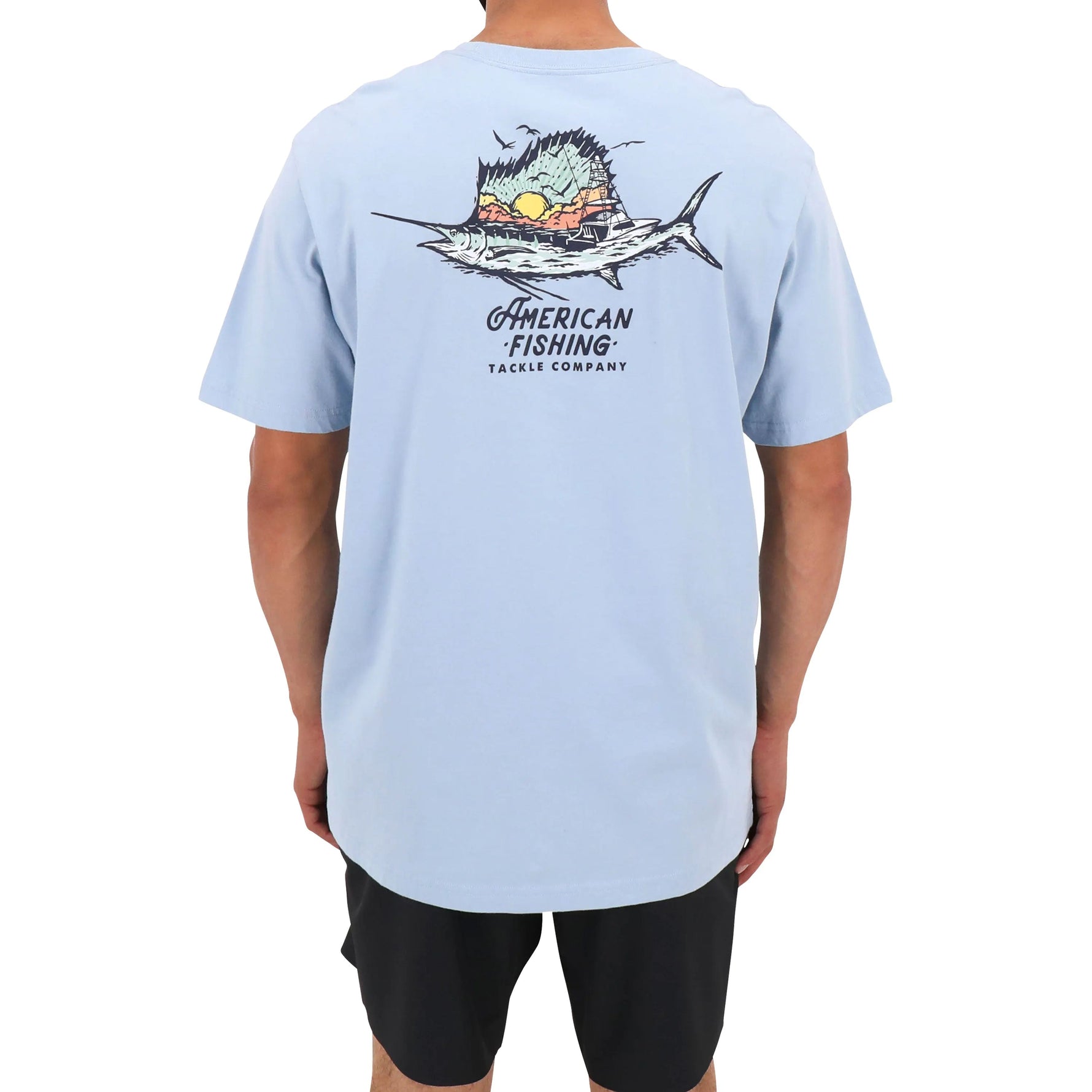 AFTCOAftco Sail Fishing Short Sleeve Tee - Pearl - ShirtsAftco Sail Fishing Short Sleeve Tee - PearlMT1385 - PRL - L