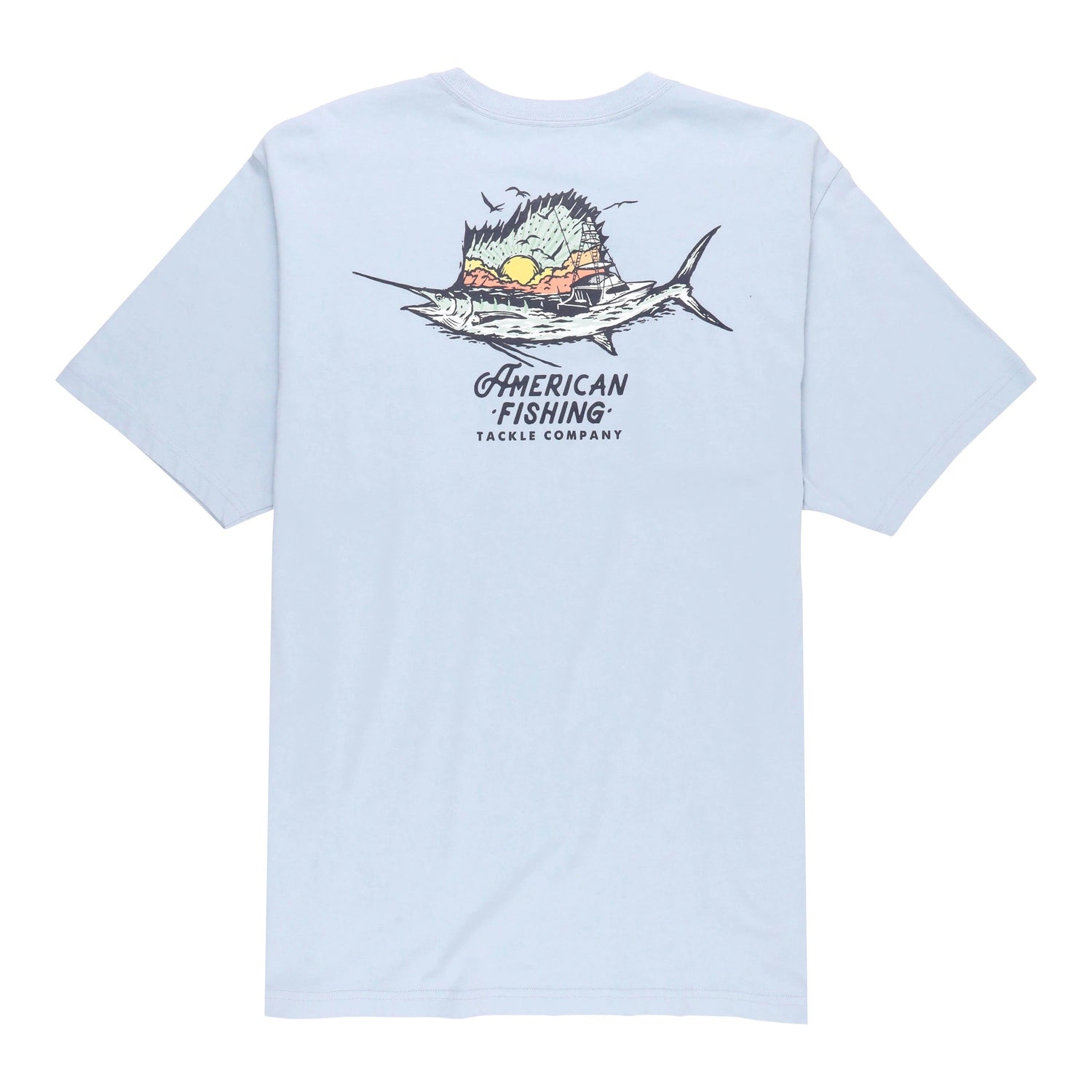 AFTCOAftco Sail Fishing Short Sleeve Tee - Pearl - ShirtsAftco Sail Fishing Short Sleeve Tee - PearlMT1385 - PRL - L