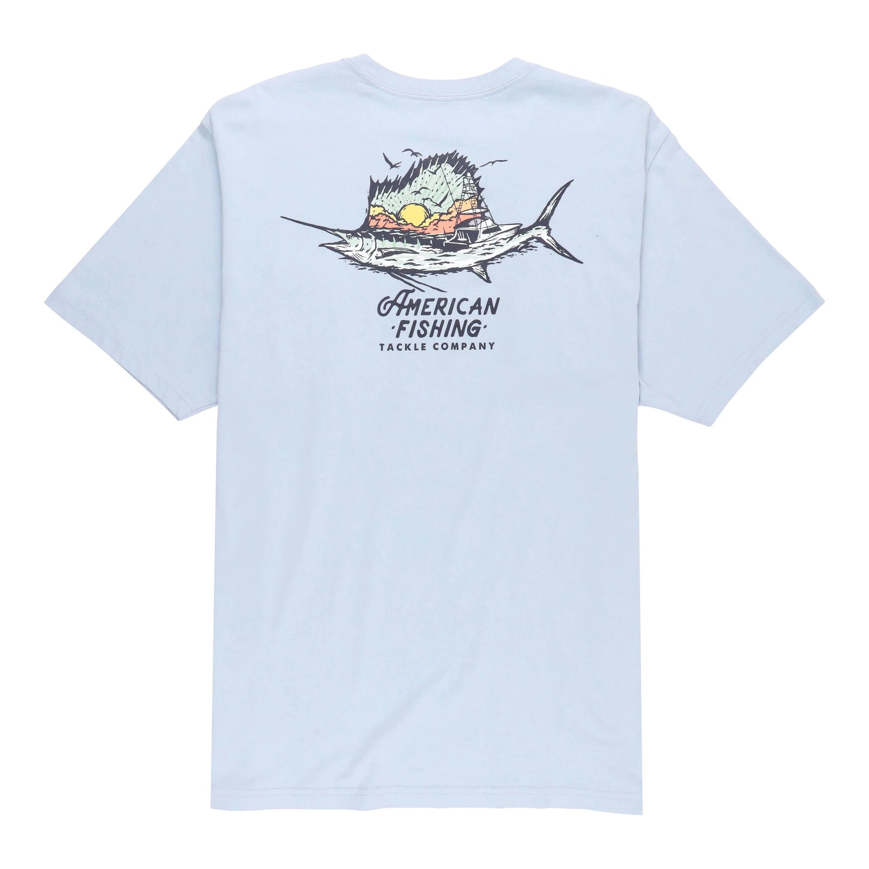 AFTCOAftco Sail Fishing Short Sleeve Tee - Pearl - ShirtsAftco Sail Fishing Short Sleeve Tee - PearlMT1385 - PRL - L