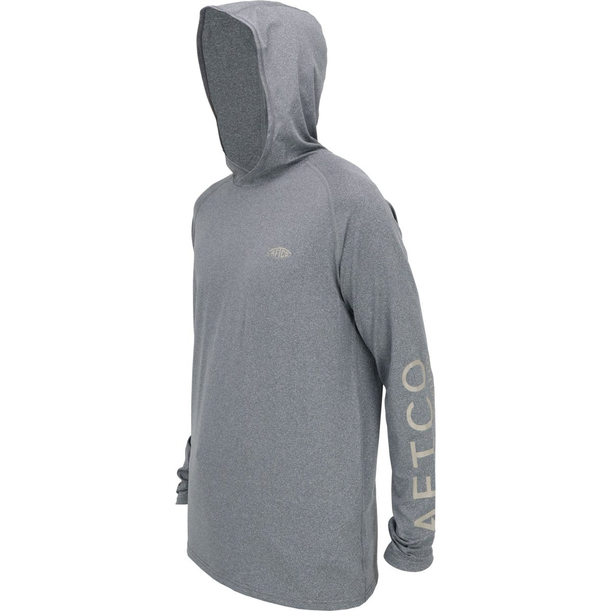 AFTCOAFTCO Samurai 2 Long Sleeve Hooded Performance Shirt - PerformanceAftco Samurai Hood Charcoal HeatherAFT092