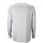 AFTCOAftco Samurai LS Sun Protection Shirt - Silver Heather - PerformanceSAMURAI LS SUN PROTECTION SHIRT - SILH BackM61126 SILH XXLG