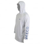 AFTCOAftco Samurai Sun Protection Hoodie - White - PerformanceFront/SideM63126 - WHT - XXL