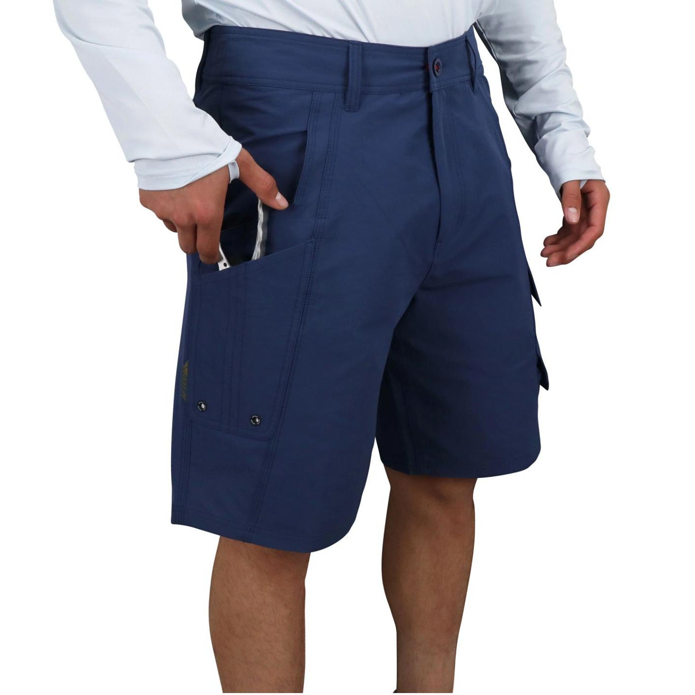 AFTCOAftco Stealth Fishing Shorts Ink - ShortsAftco Stealth Shorts Ink FrontM80 - INK - 42