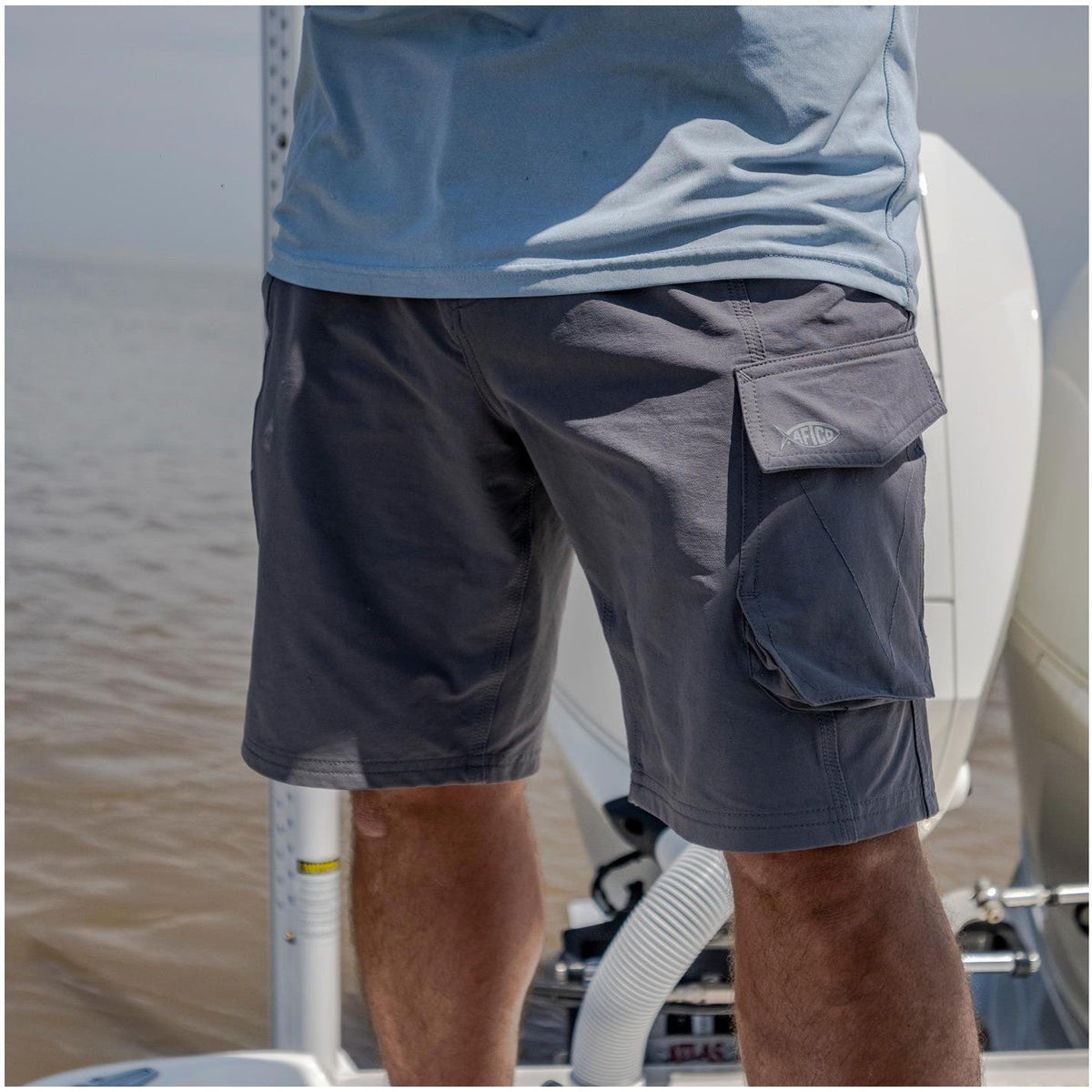 AFTCOAftco Stealth Fishing Shorts Ink - ShortsAftco Stealth Shorts Ink LifestyleM80 - INK - 42