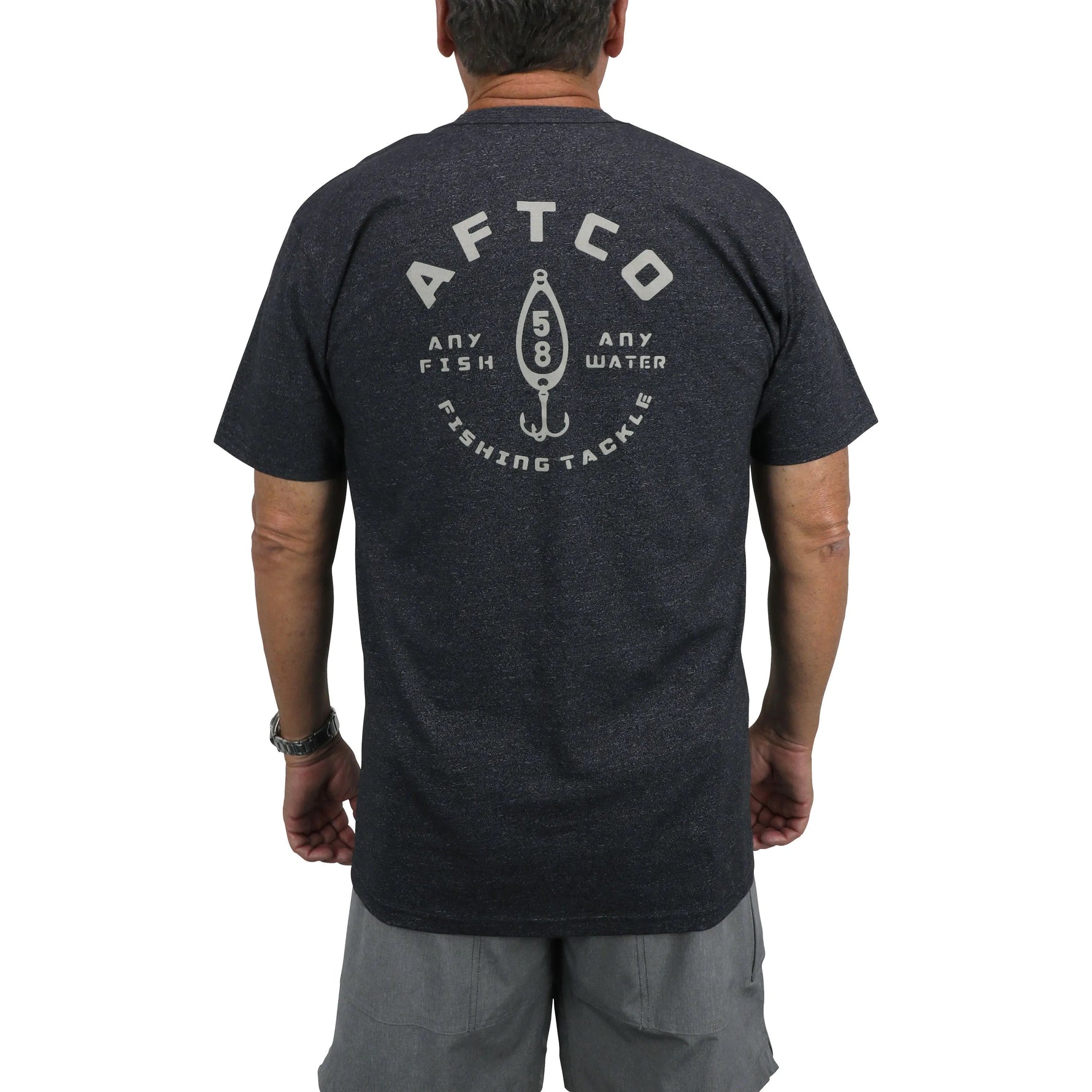 AFTCOAftco Westside Short Sleeve Tee Meteorite Black Heather - ShirtsAftco Westside Short Sleeve Tee Meteorite Black HeatherMT7352 - MBH - M
