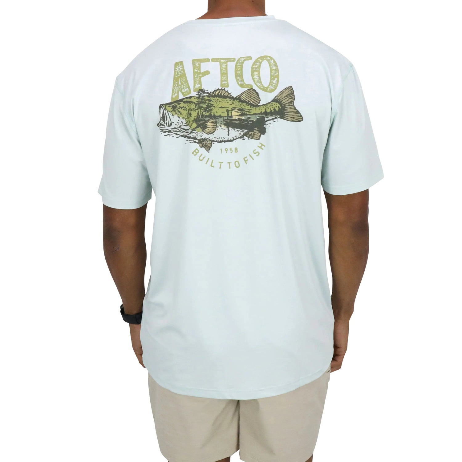 AFTCOAftco Wild Catch Short Sleeve Tee - Sprout - PerformanceAftco Wild Catch Short Sleeve Tee - SproutM60165 - SPR - M